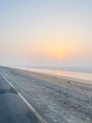 Sunrise at White Desert